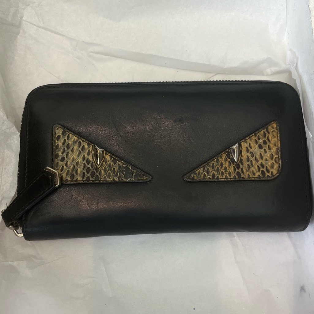 Authentic Rare Fendi Leather Wallet